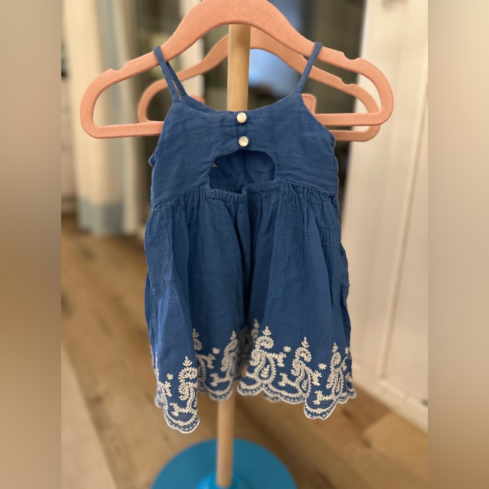 Ralph Lauren blue dress and bloomers size 3 months - Picture 4 of 4